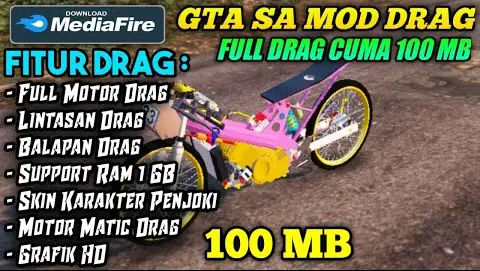 96 Mod Gta Sa Lite Motor Drag  Latest HD