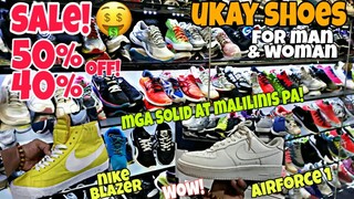 SALE 50% 40% off! SUBRANG daming PAGPIPILIAN mga SOLID at MALILINIS PA!ukay shoes aurora cubao