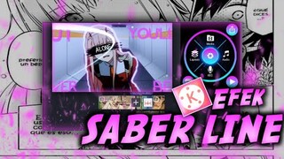 TUTORIAL SABER LINE ATAU GARIS NEON DI KINEMASTER