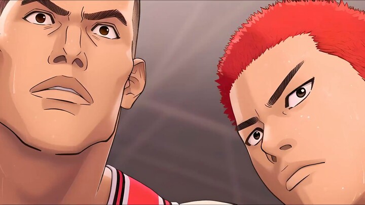 AI menggambar ulang trailer film Slam Dunk! Sampul "Sampai Akhir Dunia" ukuran TV