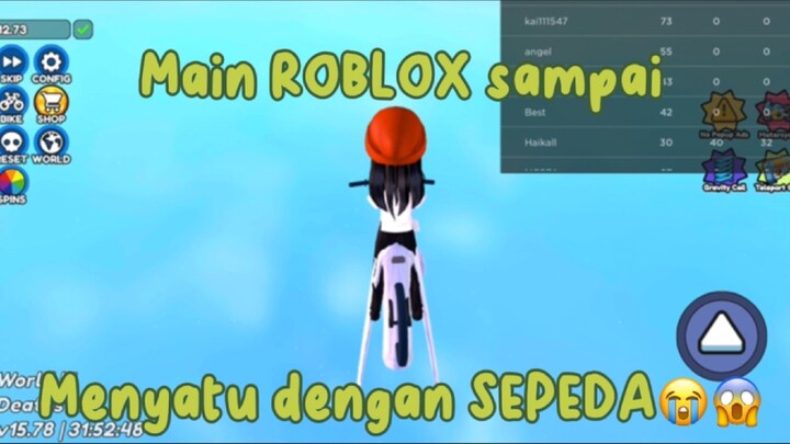 Main ROBLOX menyatu dengan SEPEDA?!!😭😭😱