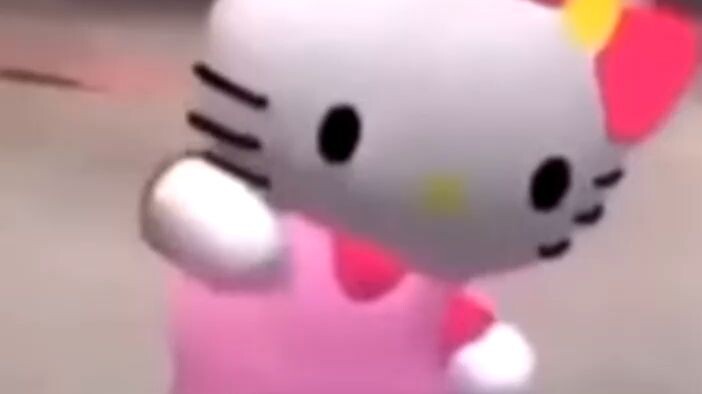 dancing hello kitty