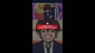 AKIBAT KETEMU TEMEN YANG LAGI PACARAN - ALUR CERITA ANIME DANSHI KOUKOUSEI NO NICHIJOU #Shorts