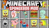 SPONGEBOB in MINECRAFT! (Mod Showcase)