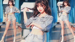 牛仔辣妹？但是是甜妹扮得...(///▽///)