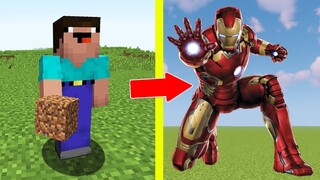 NẾU NOOB TRỞ THÀNH NGƯỜI SẮT IRON-MAN...? | MINECRAFT SIÊU ANH HÙNG