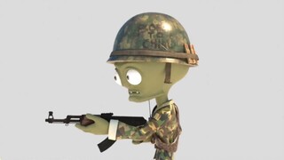 For the following plot, the zombie soldier modeling is completed