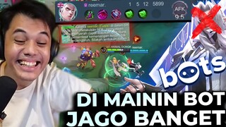 DI TINGGAL AFK MALAH DI JOKIIN MOONTON PAKE BOT YANG JAGO BGT!! - MOBILE LEGENDS