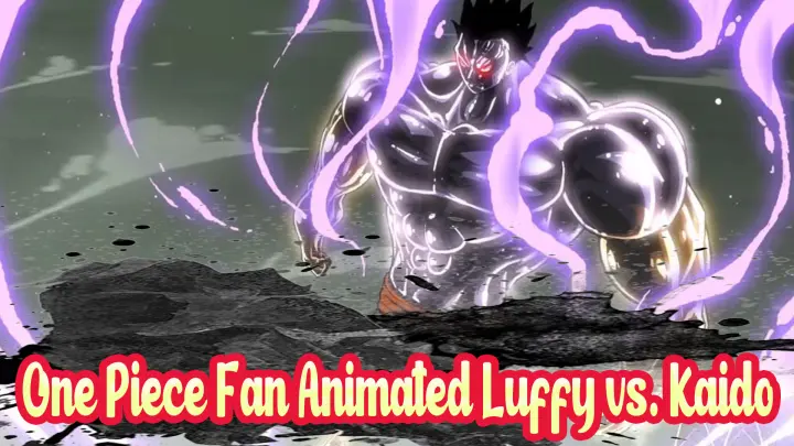 Gear 5 Luffy vs. Dragon Form Kaido, Zoro's left eye seal removed, Part 1 | Epic One Piece Fan Animation
