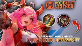 UPDATE TERBARU BUILD DAN EMBLEM HERO CICI TERSAKIT MOBILE LEGENDS