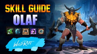 OLAF SKILL GUIDE - WILD RIFT