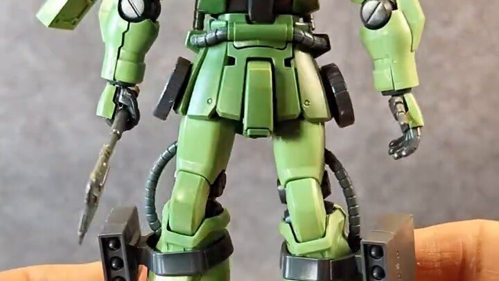 Đã nhận được 20 mẫu đánh giá của Bandai, thật tuyệt! Bắt đầu lắp ráp HG Zaku đầu tiên