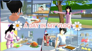 🌼A DAY IN MY VLOG🌼  ~Aesthetic~✨ || SAKURA SCHOOL SIMULATOR (Angelo Official)