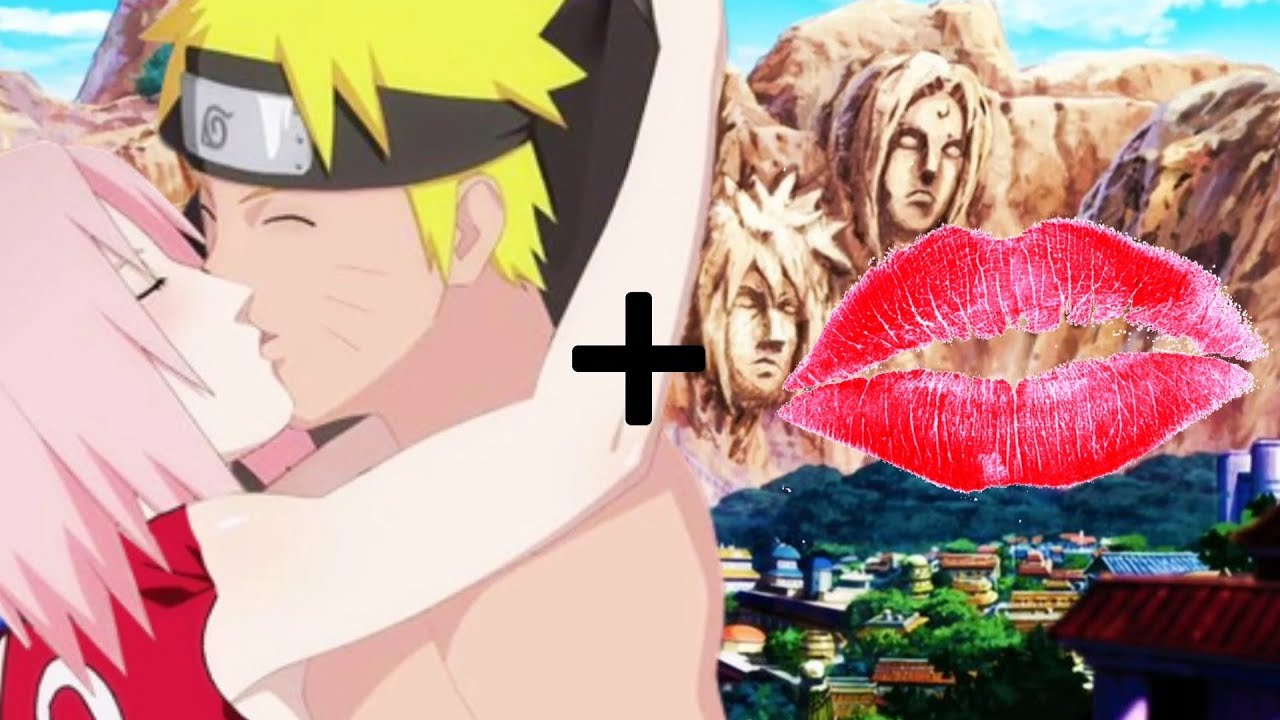 Anime image of naruto characters kissing