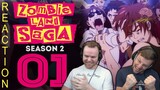 SOS Bros React - Zombieland Saga Season 2 Episode 1 - Kotaro Jaeger!