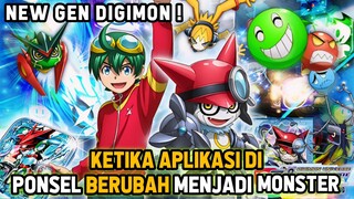 KETIKA APLIKASI DI PONSEL BERUBAH MENJADI ENTITAS MONSTER | ANIME DIGIMON UNIVESE!! DIGIMON BARU 🔥