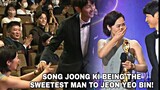 Song Joong Ki and Jeon Yeon Bin Sweet Moments at the Blue Dragon Awards 2021