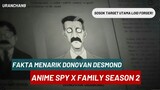 Seberapa Bahayakah sosok karakter Donovan Desmond di anime spy x family? (: