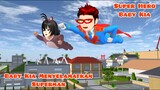 Baby Kia Menyelamatkan Superman Yang Diculik | Super Hero Baby Kia | Drama Sakura School Simulator
