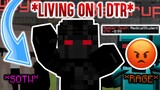 LIVING ON 1 DTR SOTW *RAGE* | Minecraft HCF