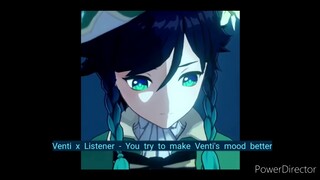 (M4M)Genshin Impact ASMR - Venti x Listener - You try to make Venti's mood better