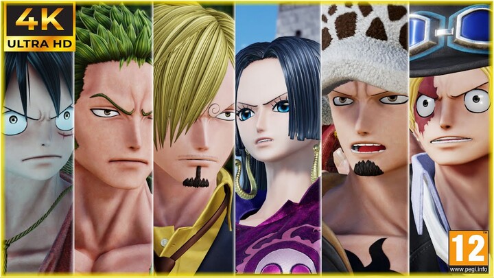 Jump Force All One Piece Character (Awakening Skill) English Dub 4k 60fps