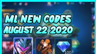 ML New Codes/August 22 2020