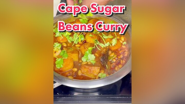 Let's get reddytocook Cape Sugar beanscurry 21dayschallenge vegetarian sugarbeans
