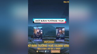 Mở bán Yue: 25/1/2022 arenaofvalor thongtin lienquanmobile lienquanvietnam daotaosieusao noxaovnews thongtin