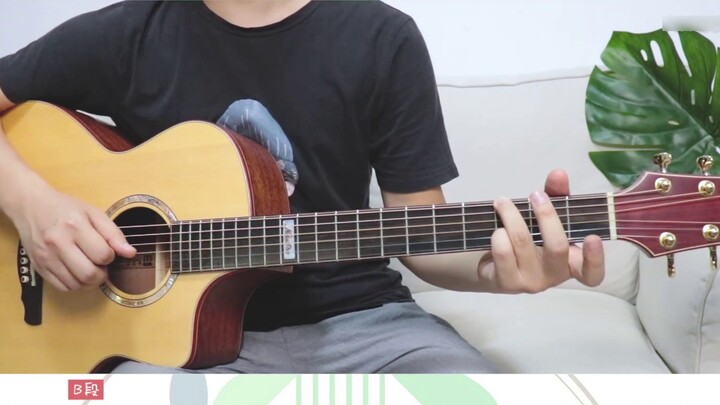 [Pengajaran Fingerstyle] Lagu tema film animasi "Spirited Away" / "Always with me" -Guitar Fingersty