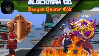 Finally I Reach Dragon Hunter In Bedwars|| Blockman Go Edit