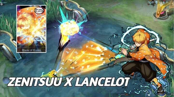 skin zenitsu x lancelot !!! | gilaa efek skill nya sekelas collector🔥 !!