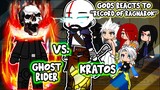 Gods React To "Kratos VS. Ghost Rider" |Record of Ragnarok| || Gacha Club ||