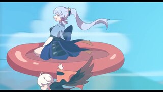 Teyvat rafting race ||Genshin Anniversary Animation||