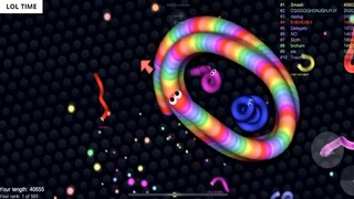 Slither.io A.I. 100,000+ Score Epic Slitherio Gameplay #83 8