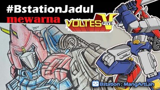 Mewarna anime jadul Voltes V