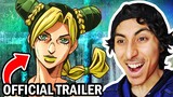 JOJO PART 6 ANIME TRAILER REACTION! (2021) Stone Ocean Anime Teaser Trailer Confirmed!