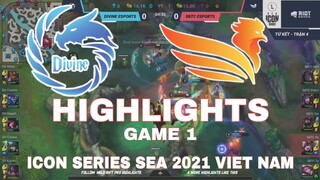 Highlight DV vs SBTC (Ván 1) Icon Series SEA 2021  Liên Minh Tốc Chiến Divine Esports vs SBTC Esport