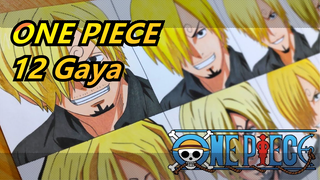 ONE PIECE|Menggambar Sanji Dalam 12 Gaya Anime Berbeda!