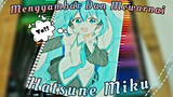 Hatsune Chann~ 😋😋 ,draw and coloring HATSUNE MIKU~