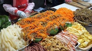 재료듬뿍! 1500원 김밥 달인 / Amazing Kimbap Master - Korean Street Food