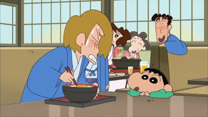 (Koleksi Makanan Crayon Shin-chan) Semua orang suka hot pot!