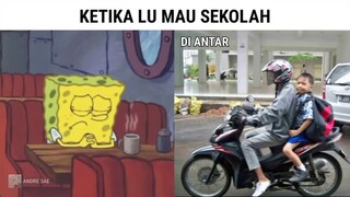 Berangkat Sekolah Tapi...