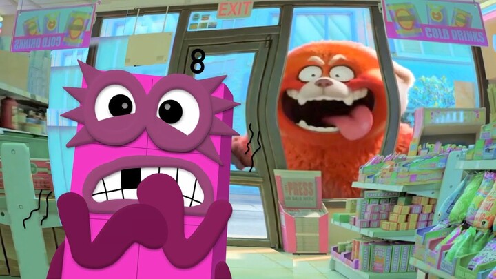 AWOOGA! Turning Red But it's NUMBERBLOCKS