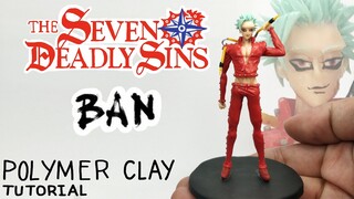 Ban - The Seven Deadly Sins[Nanatsu no Taizai] - Polymer Clay Tutorial 🦊🦊🦊