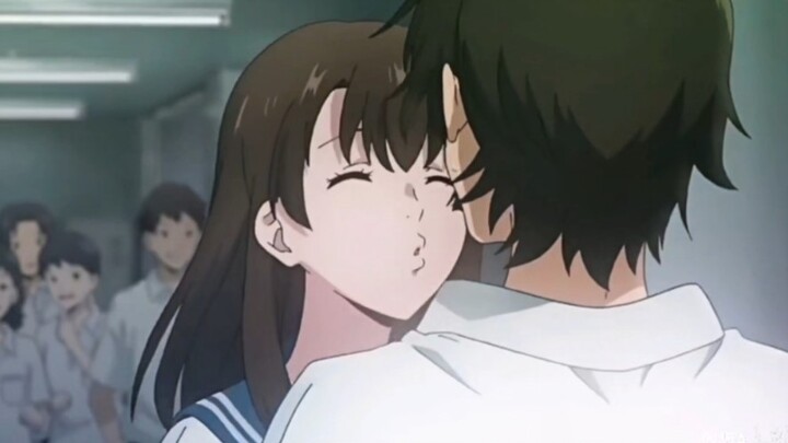 "After the AI girlfriend forcibly kissed in front of the whole school..."