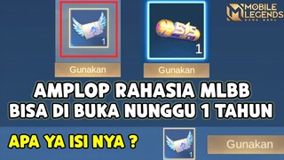 AMPLOP RAHASIA MLBB ! APAKAH ISINYA DAPAT SKIN? CUMA BISA DI BUKA 1 TAHUN SEKALI