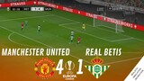MANCHESTER UNITED vs. REAL BETIS  [4-1] • HIGHLIGHTS | VideoGame Simulation & Recreation