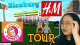 BLOXBURG | 7 ELEVEN : DUNKIN' DONUT : H & M TOUR (DELETING MY BLOXBURG PLOTS) TAGALOG