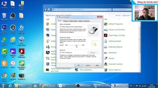 Cách chỉnh tốc độ chuột trên máy tính